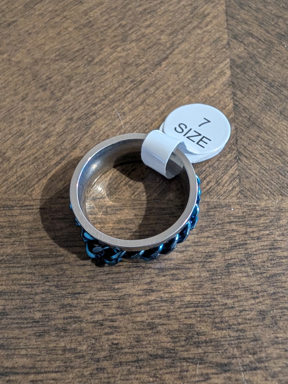 FREE Men‘s Steel Titanium Rotation Ring - Picture 3 of 3